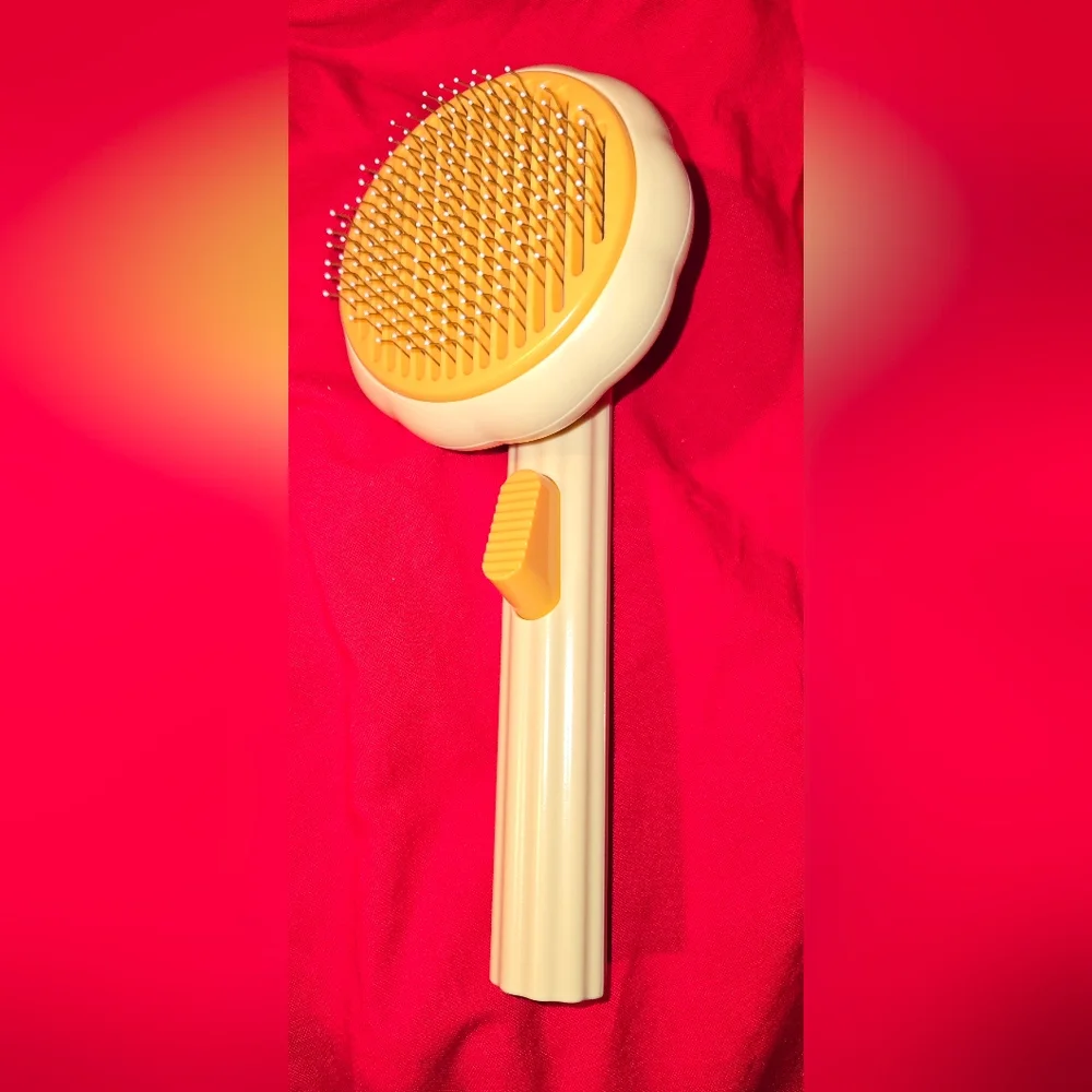 Self cleaning brush